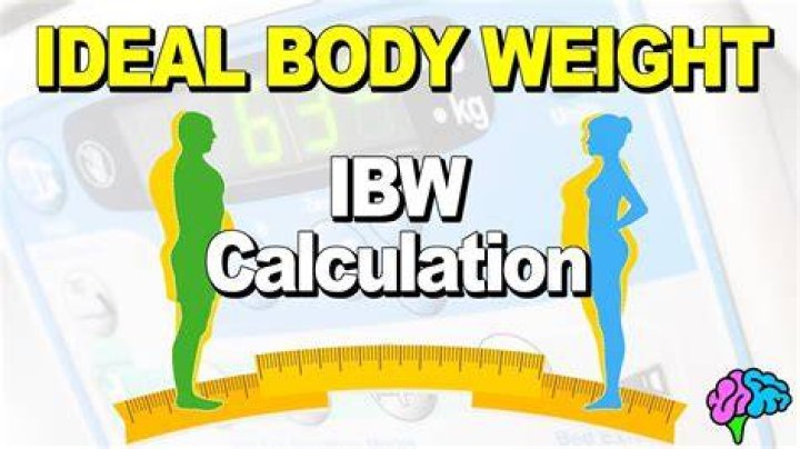How is IBW calculated